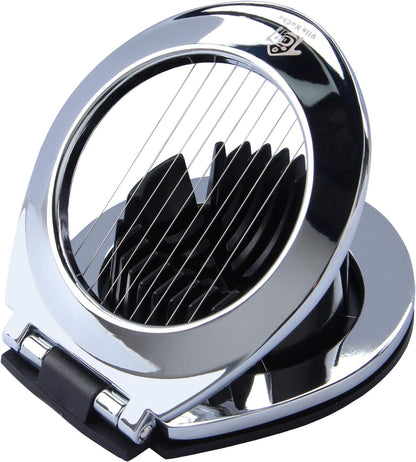 Multi Function Stainless Steel Egg Slicer for Hard Boiled Eggs