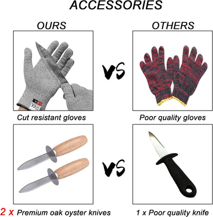 Oyster Shucking Tool, Oyster Shucker Machine Oyster Opener Kit