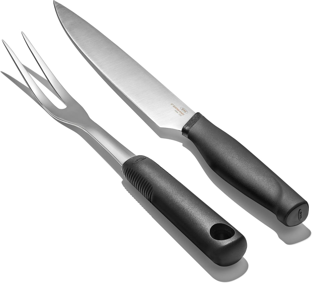 Carving Set |Soft-Grip Duo Designed for Effortless Carving and Serving |2-Piece Fork & Knife Set | Spear, Secure, Cut & Serve Roasted Meat
