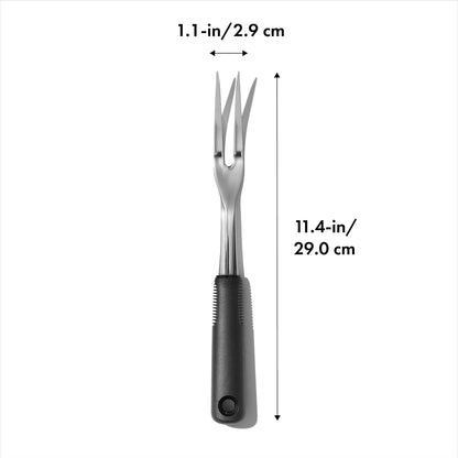Carving Set |Soft-Grip Duo Designed for Effortless Carving and Serving |2-Piece Fork & Knife Set | Spear, Secure, Cut & Serve Roasted Meat