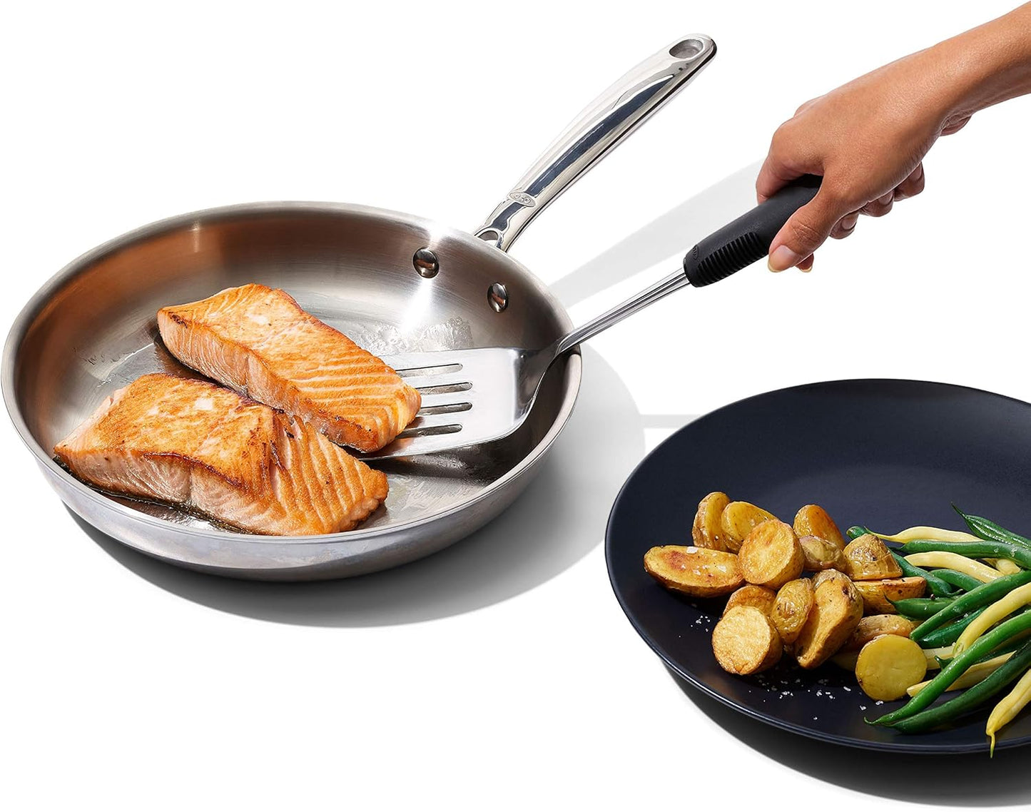 Carving Set |Soft-Grip Duo Designed for Effortless Carving and Serving |2-Piece Fork & Knife Set | Spear, Secure, Cut & Serve Roasted Meat