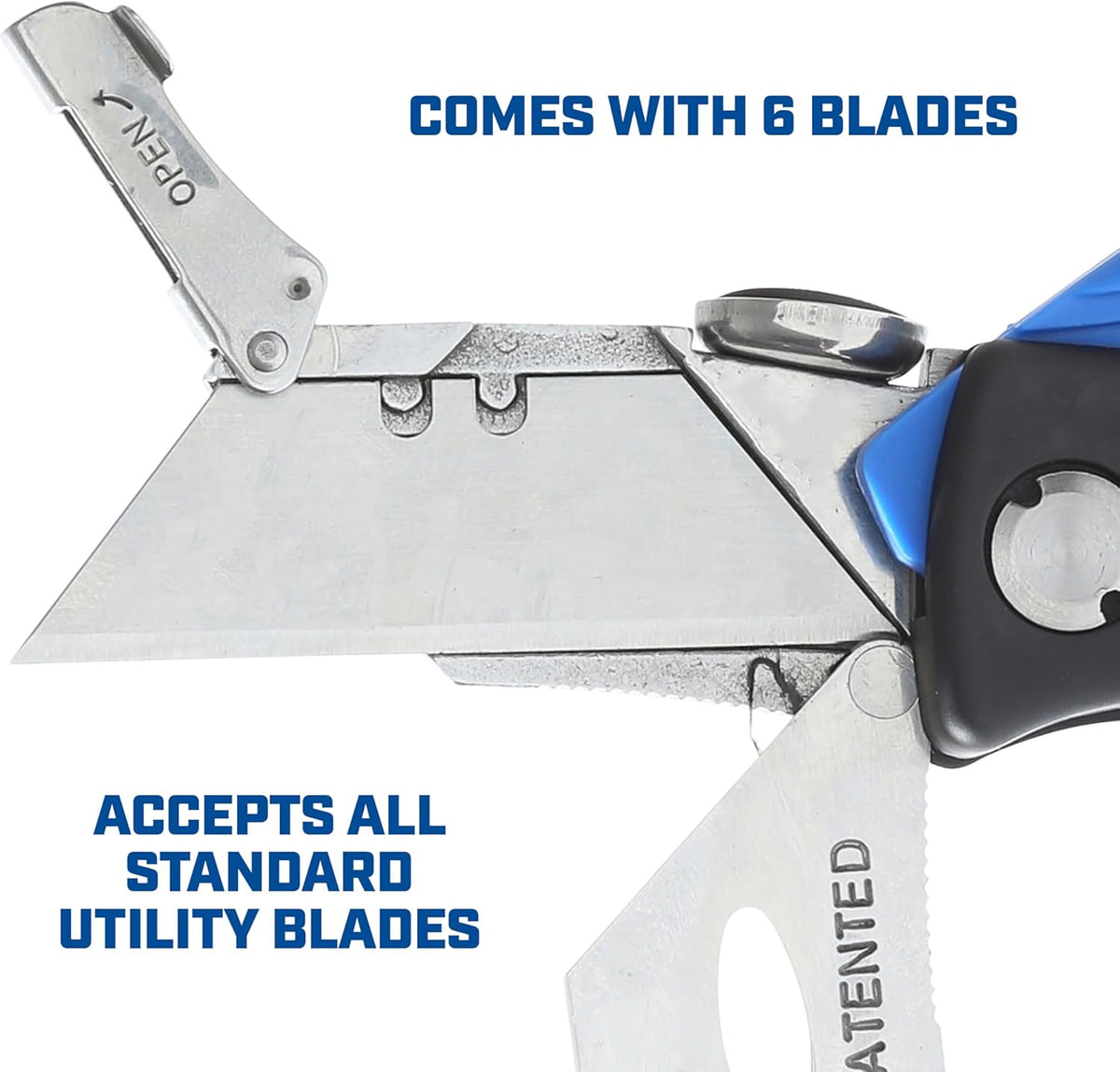12119 Utility Knife & 5 Utility Knife Blade Storage Compartment