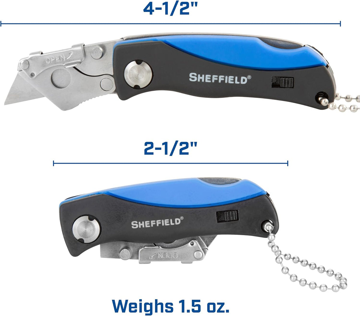 12119 Utility Knife & 5 Utility Knife Blade Storage Compartment