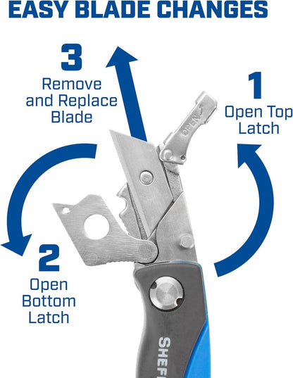 12119 Utility Knife & 5 Utility Knife Blade Storage Compartment