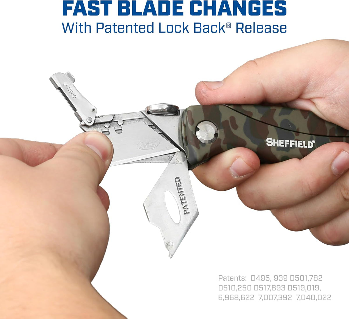 12119 Utility Knife & 5 Utility Knife Blade Storage Compartment