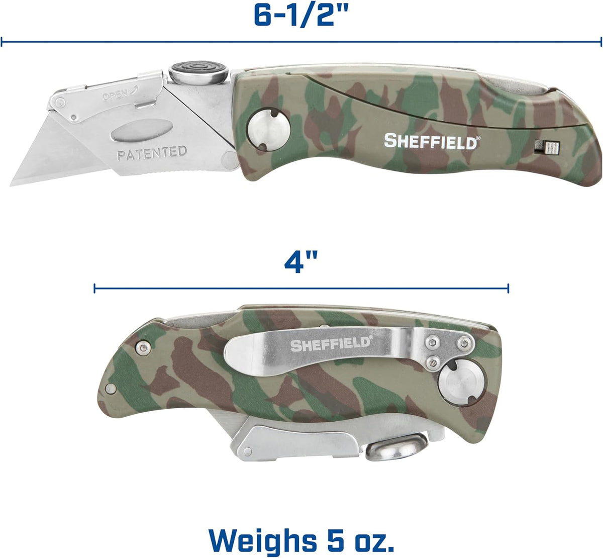 12119 Utility Knife & 5 Utility Knife Blade Storage Compartment