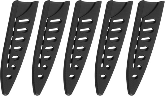 5Pcs Knife Cover Sleeves Blade Edge Guards for 3.5" Paring Knife Blade Edge Protector Cover Universal Knife Sheath for Kitchen, Black