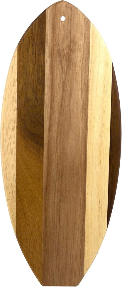 Rock & Branch Series Shiplap Pineapple Shaped Wood Serving and Cutting Board | Great for Wall Art 14-3/8" x 8" x 5/8"