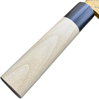 KA Japanese Nakiri Knife 6.5" (165mm), Kurouchi Wa-Nakiri Vegetable Knife, Aogami Blue Steel #2 Blade, Made in JAPAN