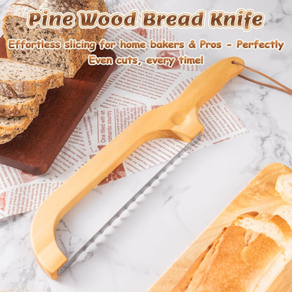Bread Knife for Homemade Bread 14.5'' Sourdough Bread Knife Bread knives
