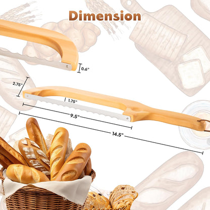 Bread Knife for Homemade Bread 14.5'' Sourdough Bread Knife Bread knives