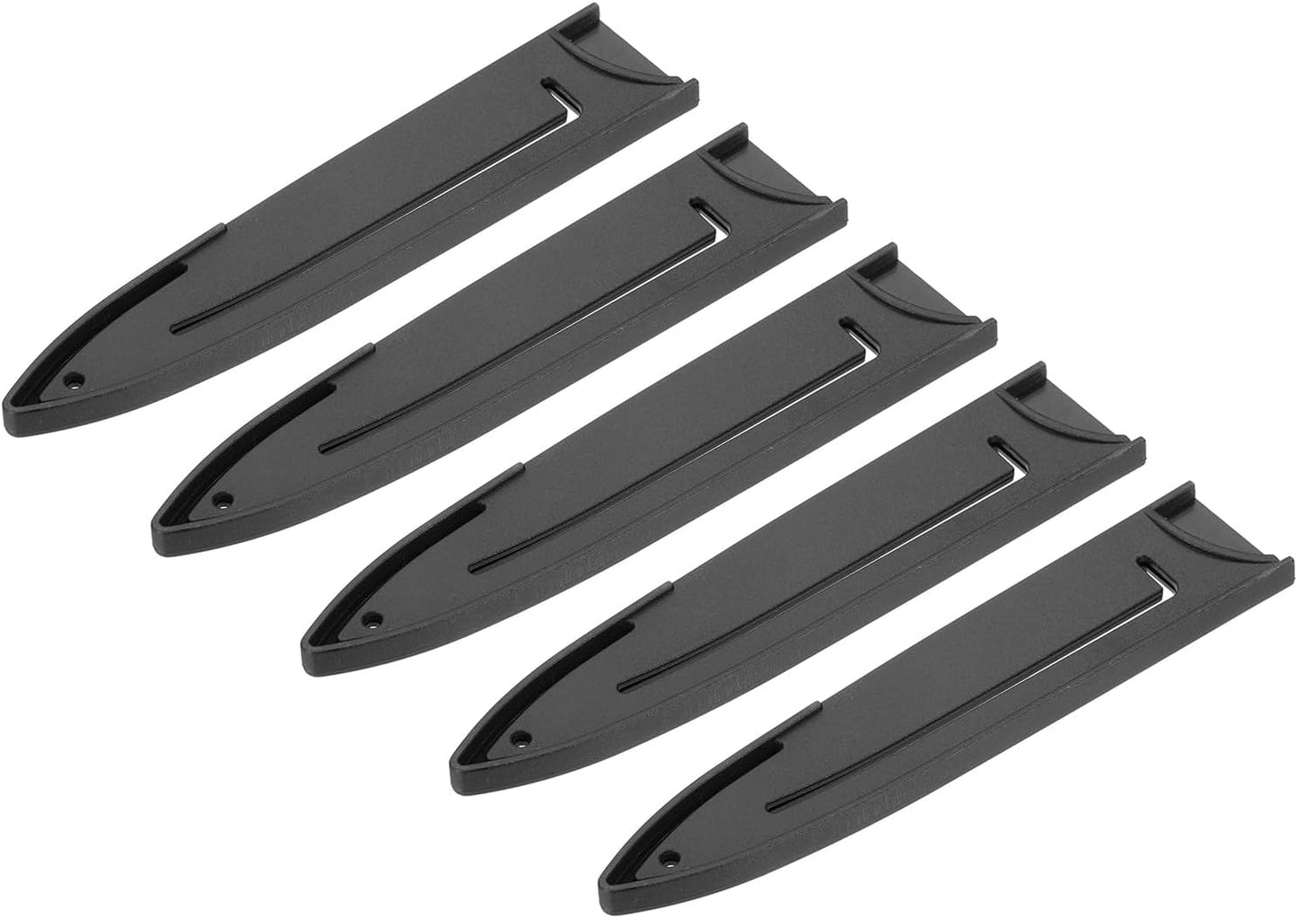 2Pcs PP Universal Knife Cover, Knife Protector Sleeve for 3" Paring Knife Blade Guard for Kitchen, Dining Room, Black