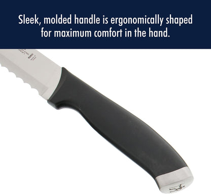 Dynamic Razor-Sharp 8-inch Bread Knife, Cake Knife, German Engineered Informed by 100+ Years of Mastery, Stainless Steel