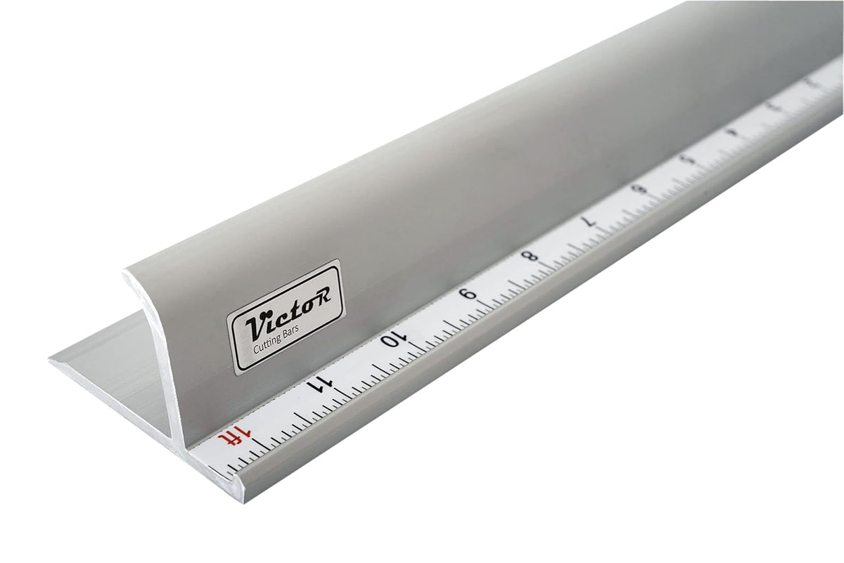 24-Inch Professional Aluminum Safety Ruler with Finger Guard Edge and Non-Slip Base – Precision Cutting Tool for Craft Projects – Durable Safety Ruler