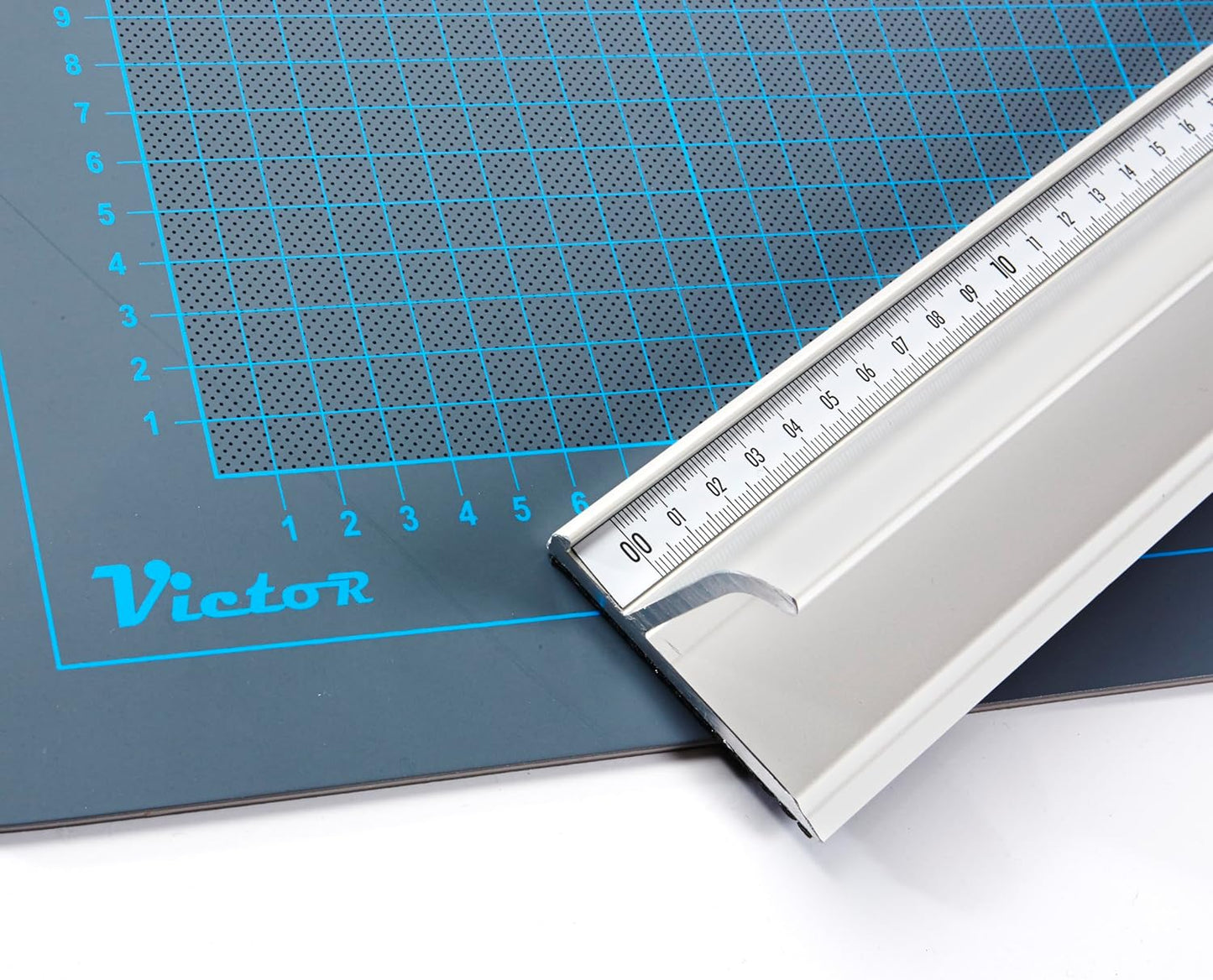 24-Inch Professional Aluminum Safety Ruler with Finger Guard Edge and Non-Slip Base – Precision Cutting Tool for Craft Projects – Durable Safety Ruler