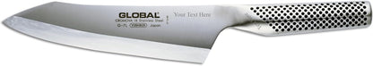Global G-7L, Classic 7" Left handed Deba Knife, Stainless Steel
