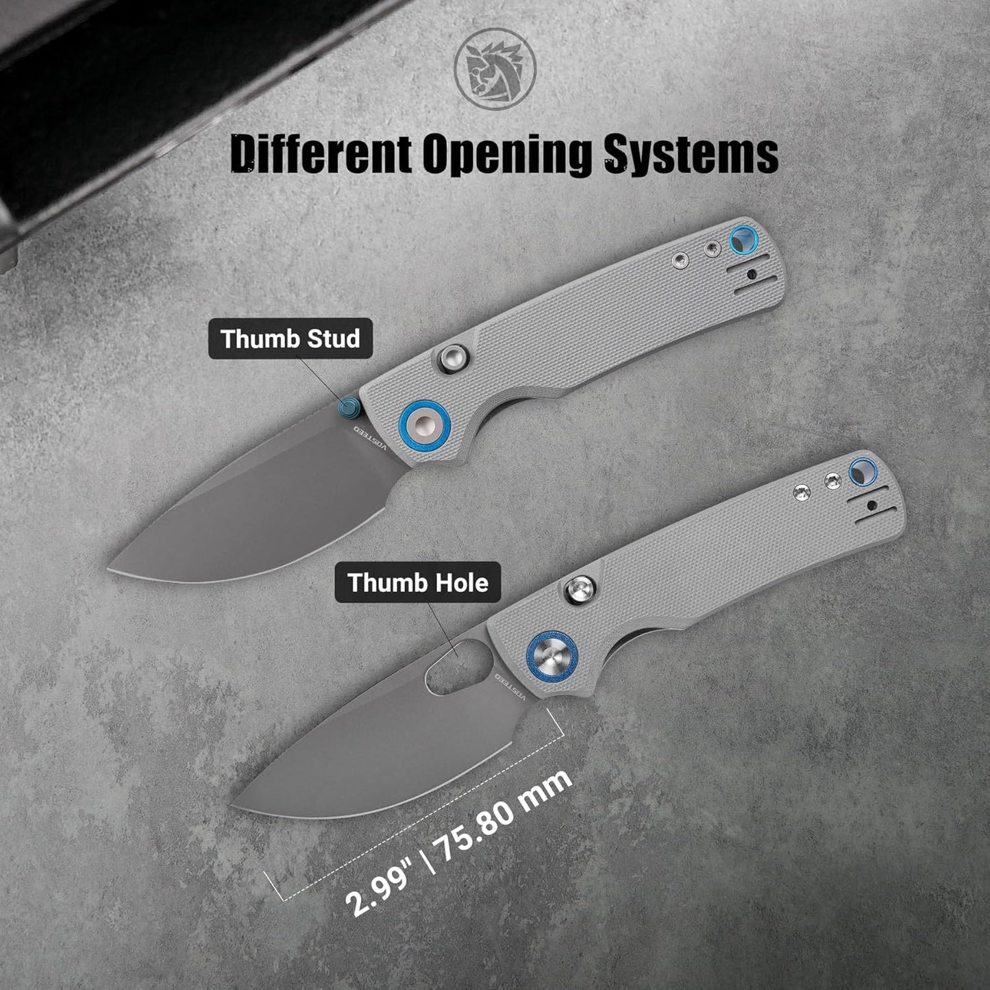EDC Knife, 2.99" 14C28N Steel Wider Blade, Green Micarta Handle Top Liner Lock, Folding Pocket Knives with Clip for Men & Women, Survival Camping - Porcupine A2603