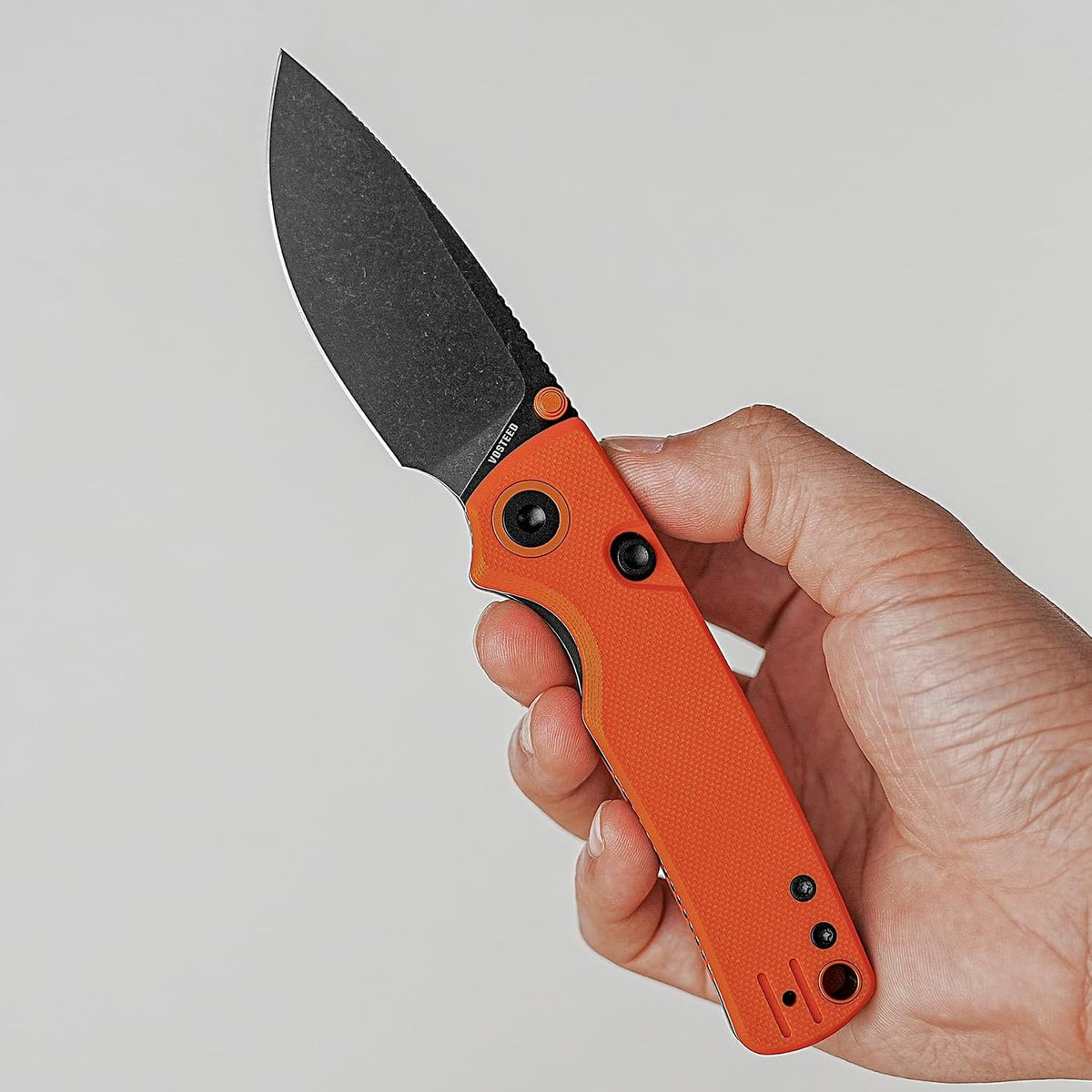 EDC Knife, 2.99" 14C28N Steel Wider Blade, Green Micarta Handle Top Liner Lock, Folding Pocket Knives with Clip for Men & Women, Survival Camping - Porcupine A2603
