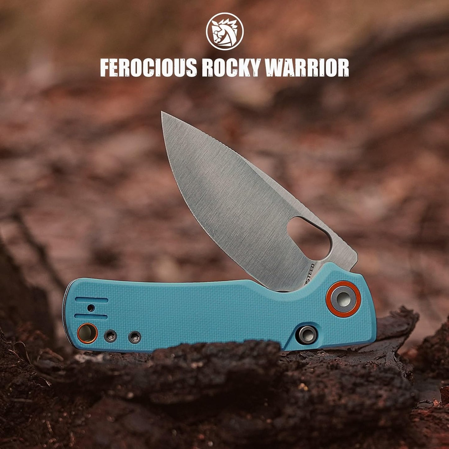EDC Knife, 2.99" 14C28N Steel Wider Blade, Green Micarta Handle Top Liner Lock, Folding Pocket Knives with Clip for Men & Women, Survival Camping - Porcupine A2603