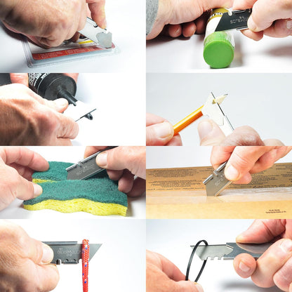Ron's Utility Pocket Knife 3.0 Gift for Men Attaches to Keychain and Carabiner with Magtrak Technology Stainless Steel