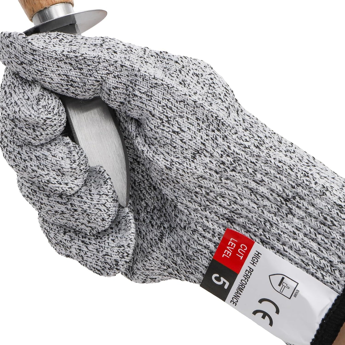Oyster Shucking Knife Set, 9 Pack Stainless Steel Oyster Knifes with 2 Pairs Level 5 Cut-Resistant Gloves, Seafood Opener Kit Tools Gift for All Kinds of Oysters Clam Pearl Shell Shucking