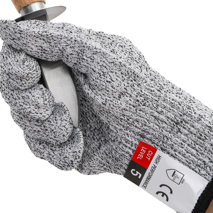 Oyster Shucking Knife Set, 9 Pack Stainless Steel Oyster Knifes with 2 Pairs Level 5 Cut-Resistant Gloves, Seafood Opener Kit Tools Gift for All Kinds of Oysters Clam Pearl Shell Shucking