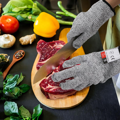 Oyster Shucking Knife Set, 9 Pack Stainless Steel Oyster Knifes with 2 Pairs Level 5 Cut-Resistant Gloves, Seafood Opener Kit Tools Gift for All Kinds of Oysters Clam Pearl Shell Shucking