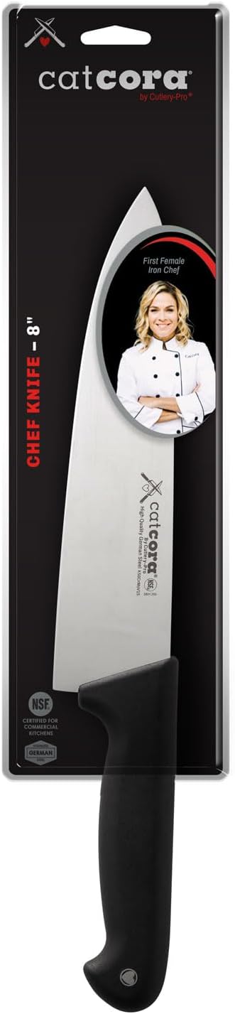 Offset Serrated Bread Knife, Professional 9-Inch German Steel Blade For Homemade Sourdough, Artisan Bread Slicing, or Cake Cutting, Ergonomic Soft-Grip Handle, NSF-Certified Kitchen Knife