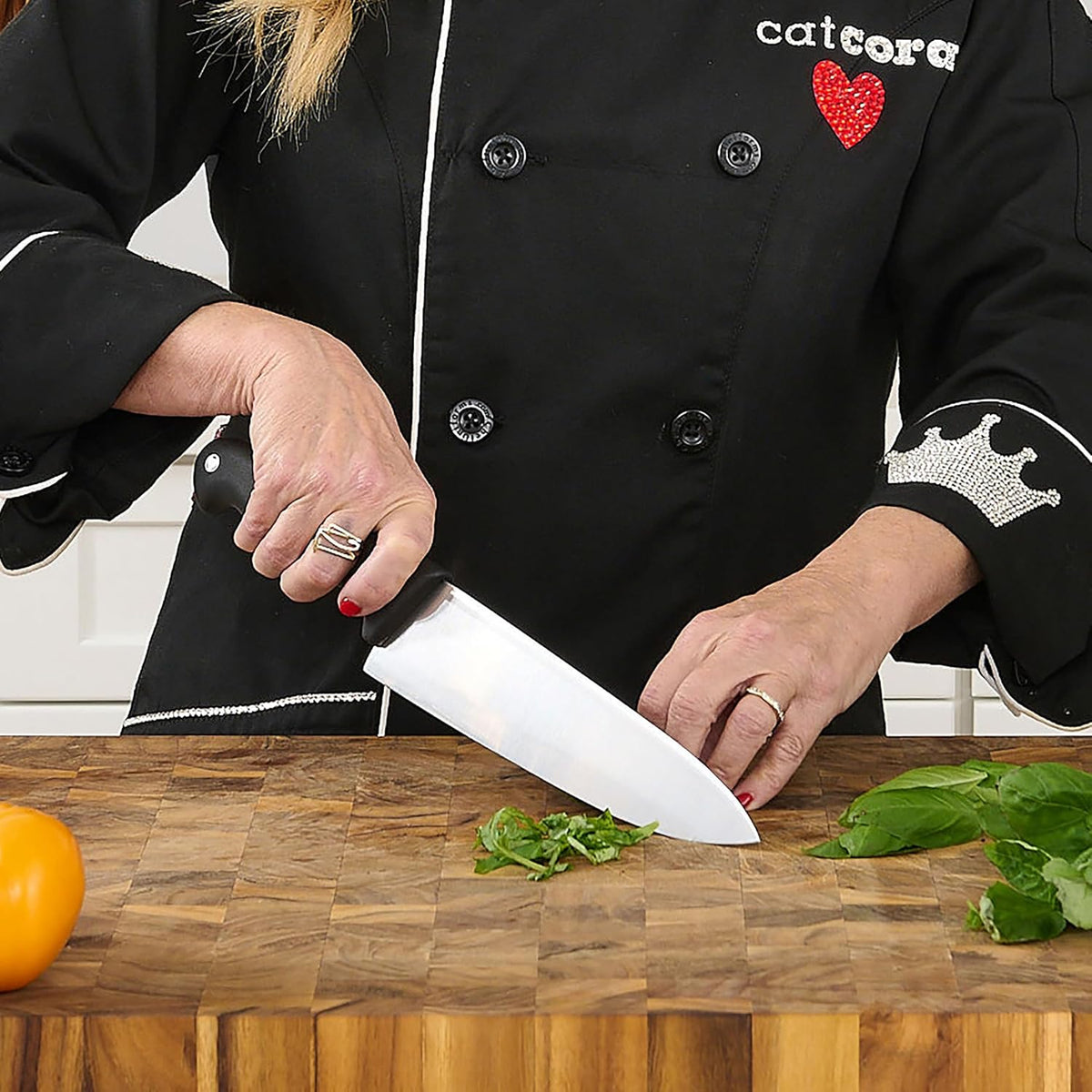 Offset Serrated Bread Knife, Professional 9-Inch German Steel Blade For Homemade Sourdough, Artisan Bread Slicing, or Cake Cutting, Ergonomic Soft-Grip Handle, NSF-Certified Kitchen Knife