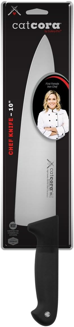 Offset Serrated Bread Knife, Professional 9-Inch German Steel Blade For Homemade Sourdough, Artisan Bread Slicing, or Cake Cutting, Ergonomic Soft-Grip Handle, NSF-Certified Kitchen Knife