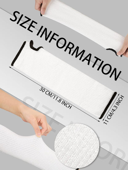Cut Resistant Sleeves Protective Arm Sleeves Safety Arms Protection Sleeves with Thumb Hole for Garden Kitchen