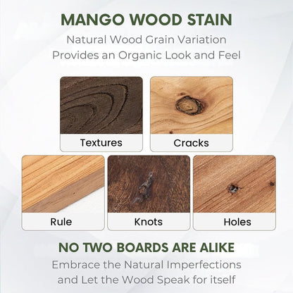 Store Indya Mango Wood Cutting Board for Kitchen, Natural, Set of 3