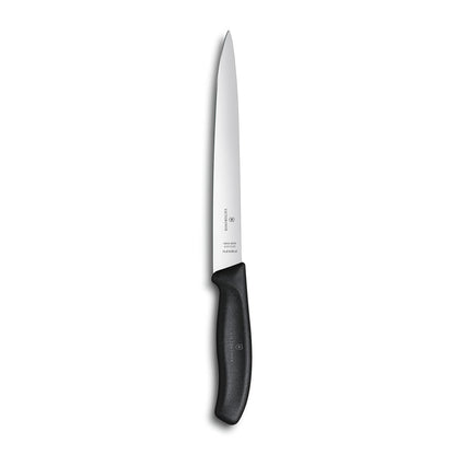 Swiss Classic 8-Inch Fillet Knife, with Straight Flexible Blade, Multicolor