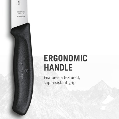 Swiss Classic 8-Inch Fillet Knife, with Straight Flexible Blade, Multicolor