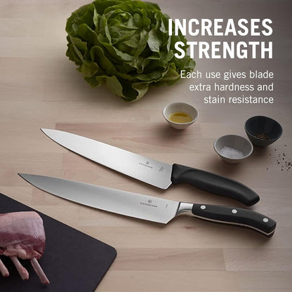 Swiss Classic 8-Inch Fillet Knife, with Straight Flexible Blade, Multicolor