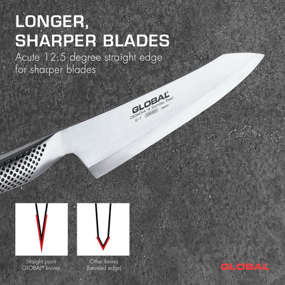Global G-7-7 inch, 18cm Oriental Knife 7" Deba, 7", Stainless Steel