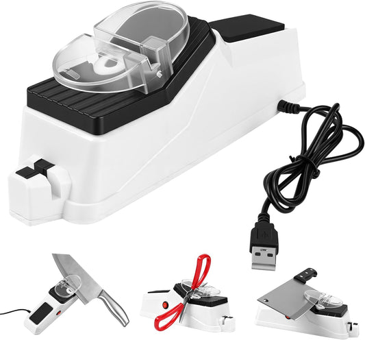 Besynersharp Pro, Electric Knife Sharpener,Replacement Grinding Tools,Professional Electric Knife Sharpeners for Kitchen Knives,Double Sided Knife Sharpener