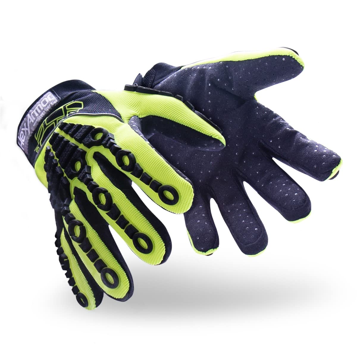 Cut-Resistant Impact Protection High-Visibility Work Gloves | Chrome Series® 4026 | Medium