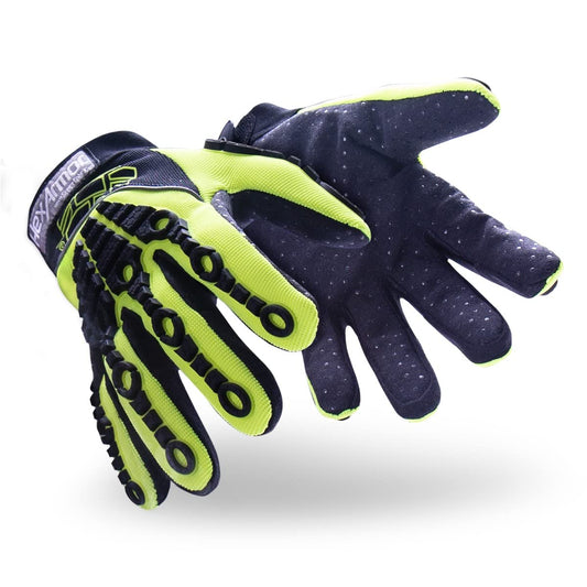 Cut-Resistant Impact Protection High-Visibility Work Gloves | Chrome Series® 4026 | Medium
