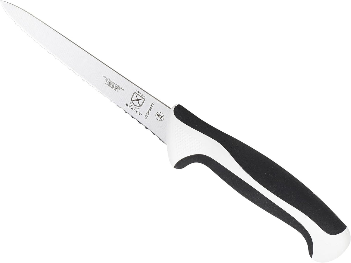 Millennia Colors 9-Inch Offset Wavy Edge Bread Knife, Blue - Colors A