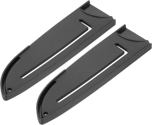 2Pcs PP Universal Knife Cover, Knife Protector Sleeve for 5" Petty Knife Guard Cover for Kitchen, Dining Room, Black