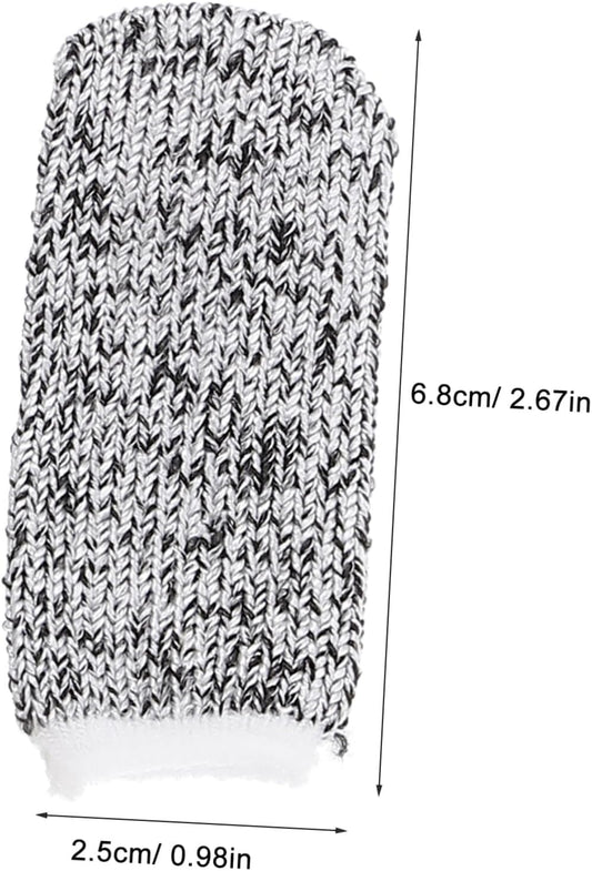 60Pcs Reusable Cut Resistant Sleeves for Kitchen DIY and Sculpture Work Breathable Thumb Protectors for Enhanced Comfort and Safety