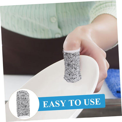 60Pcs Reusable Cut Resistant Sleeves for Kitchen DIY and Sculpture Work Breathable Thumb Protectors for Enhanced Comfort and Safety