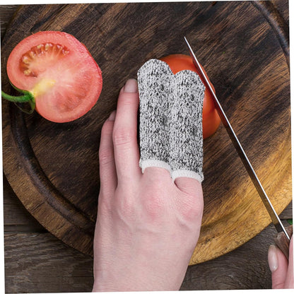 60Pcs Reusable Cut Resistant Sleeves for Kitchen DIY and Sculpture Work Breathable Thumb Protectors for Enhanced Comfort and Safety
