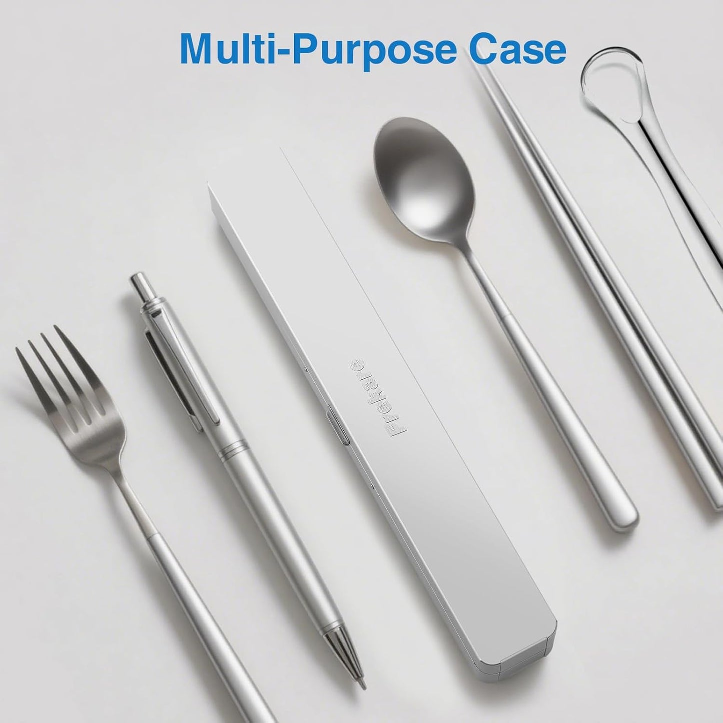 Toothbrush Travel Case Aluminum, Manual Tooth Brush Holder for Traveling, Portable Toothbrush Container for Bathroom, Camping, Business Trip, School (Black)