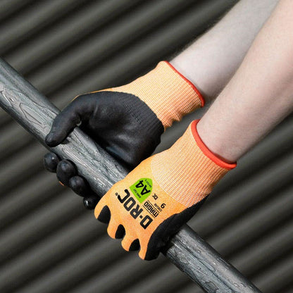 MAGID D-ROC ANSI A4 TriTek Coated Cut-Resistant Work Gloves, 1 Pairs, Size 7/Small (DXG48)