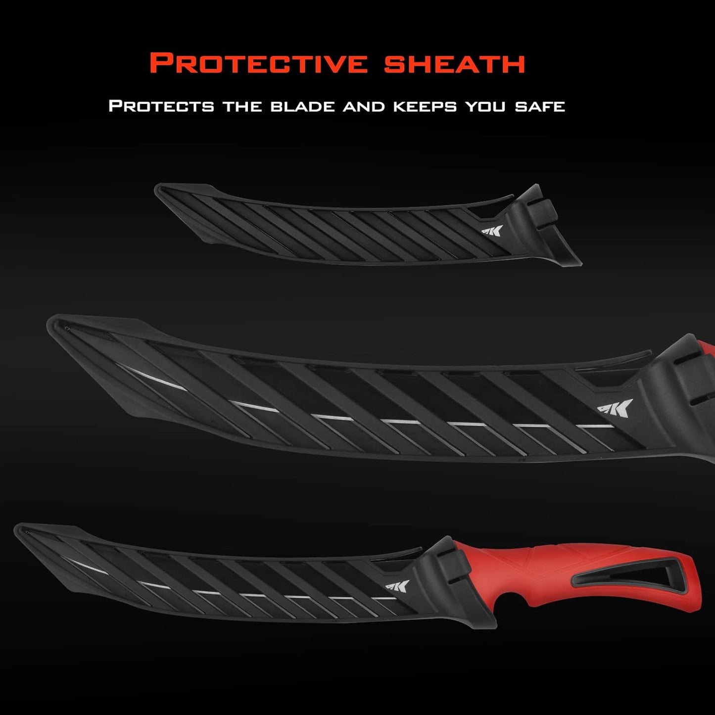 Intimidator Fillet Knife with Sharpening Steel, Ultra-Sharp G4116 German Stainless-Steel Blades, Non-Slip Handle, Protective Sheath, 9'' Fillet Knife and Honing Rod