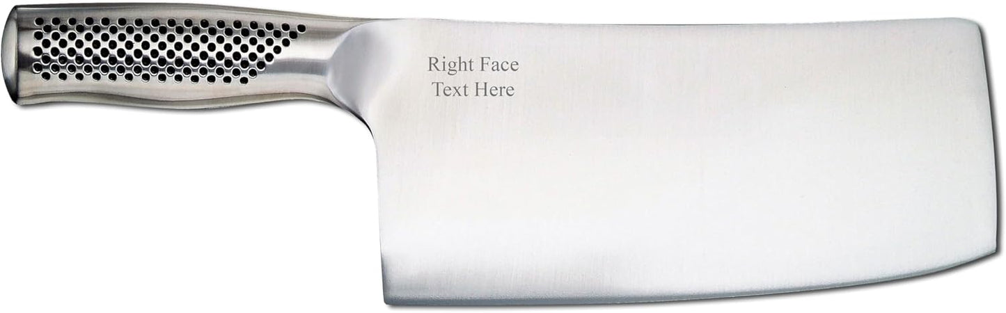 Global Kitchen-Knives Chop & Slice 7-3/4-Inch Chinese Chef's Knife/Cleaver, Stainless Steel