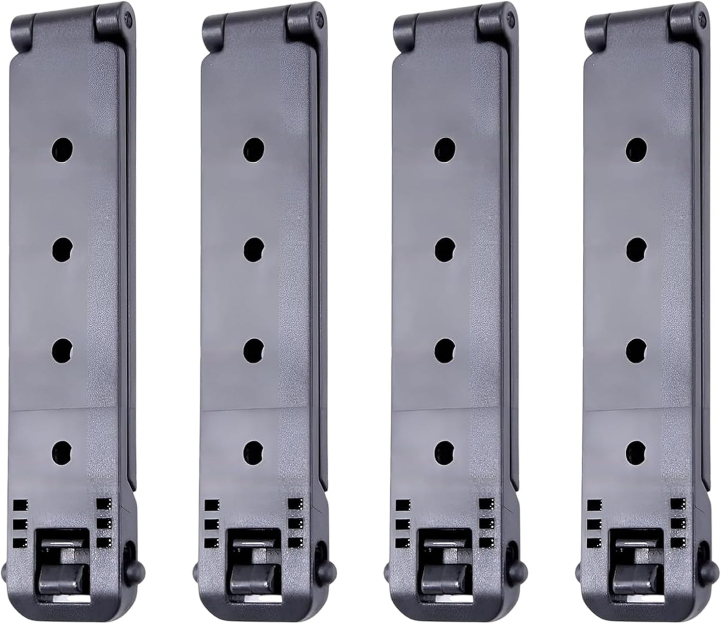 Molle Attachment – Quick Locking Belt Clip with Mounting Hardware for Holsters, Mag Pouches, Knife Sheaths, Vests – Available in Size (1", 2", 3", 5") & Pack (2 & 4) – USA Made