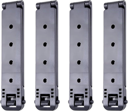 Molle Attachment – Quick Locking Belt Clip with Mounting Hardware for Holsters, Mag Pouches, Knife Sheaths, Vests – Available in Size (1", 2", 3", 5") & Pack (2 & 4) – USA Made